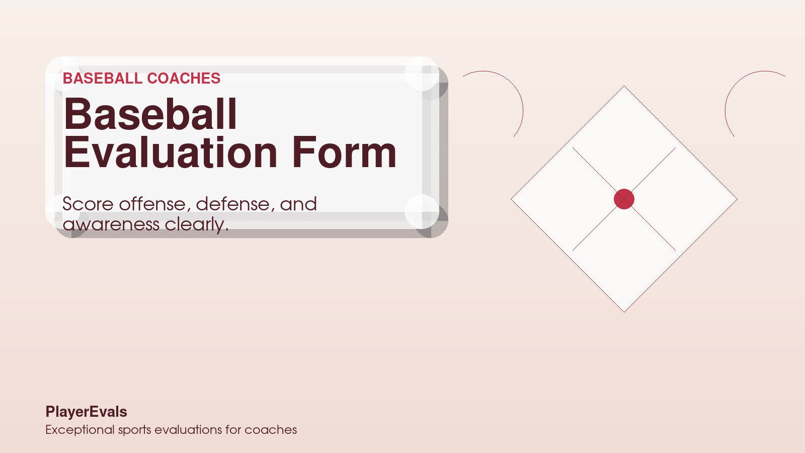 Baseball Evaluation Form featured image