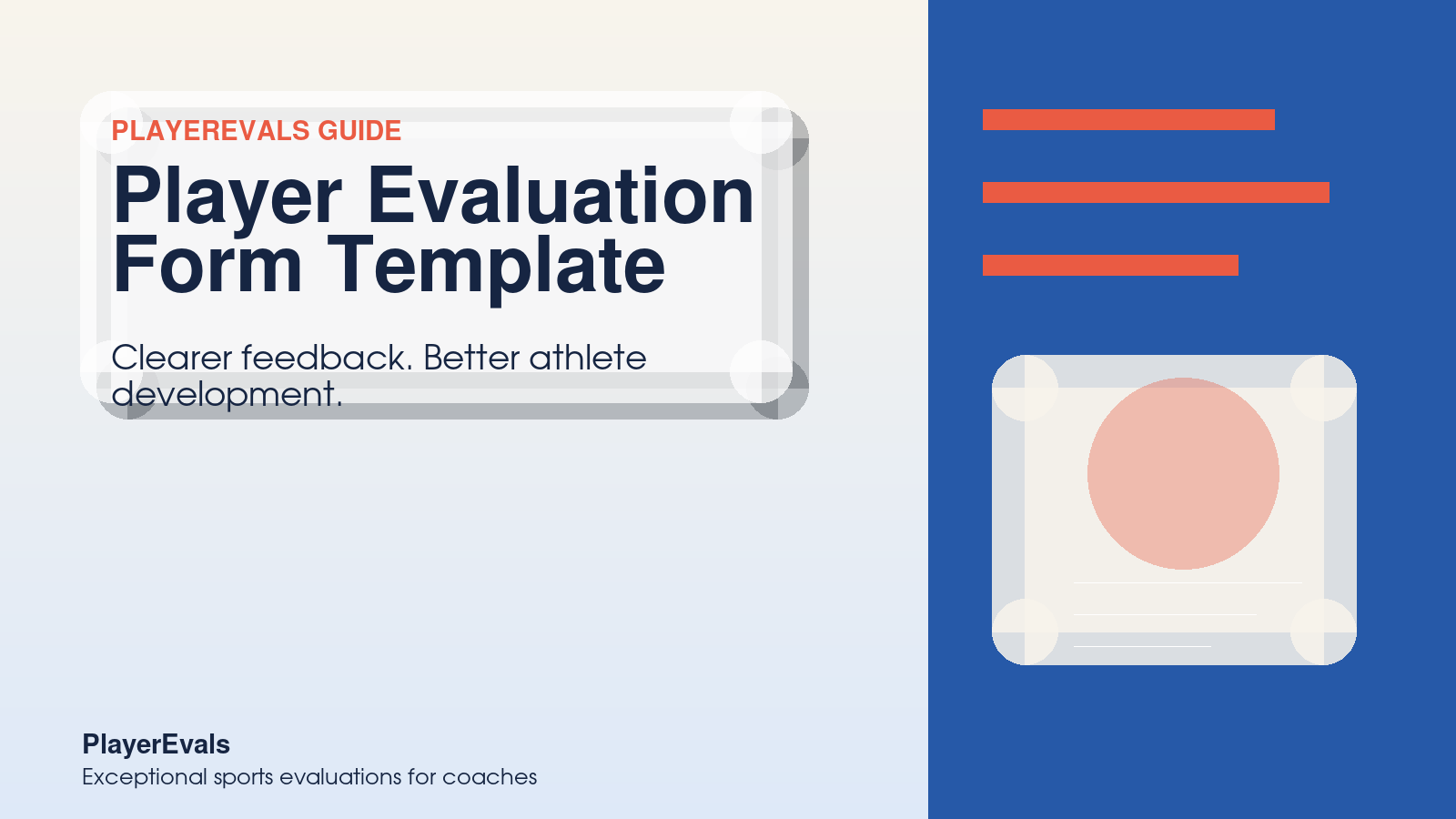 Player Evaluation Form Template featured image