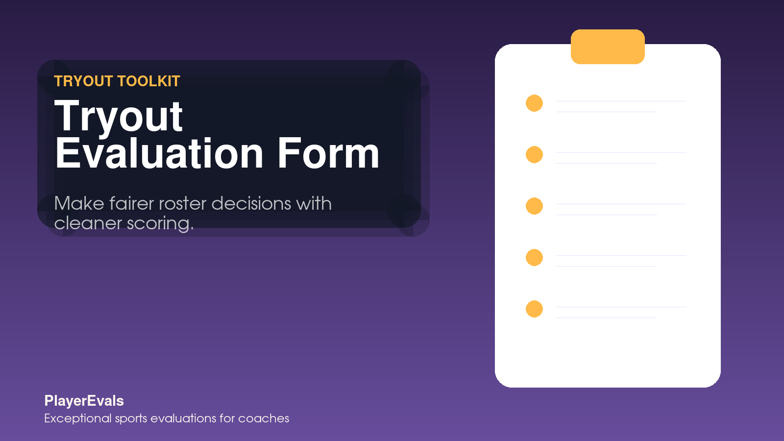 Tryout Evaluation Form featured image