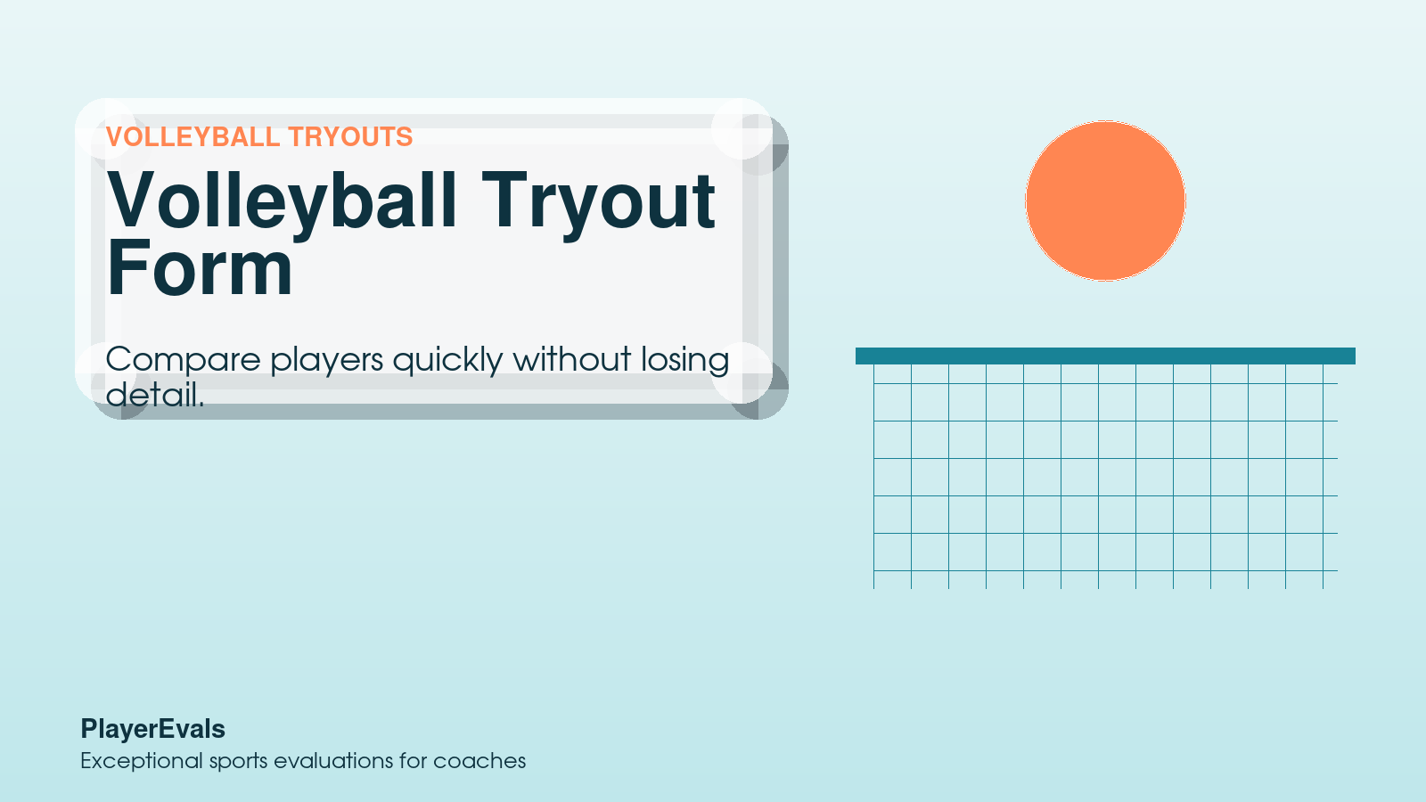 Volleyball Tryout Form featured image